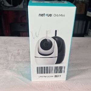 Netvue Orb Mini Security Camera.. Download App, Hook To Wifi And Go!! No Bill